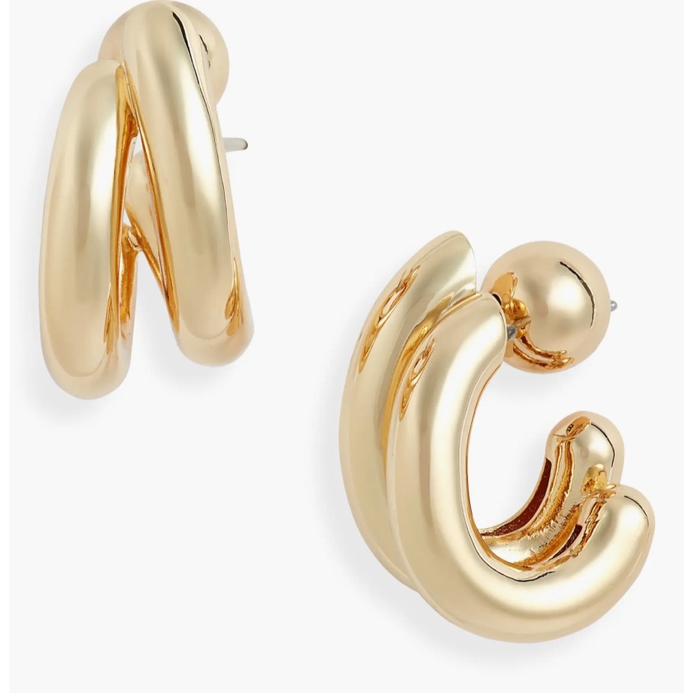 Jenny Bird Florence Gold Hoop Earrings